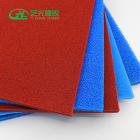 Feuille de mousse de silicone en caoutchouc expansé de silicone arrondie sur mesure résistant aux hautes températures pour table à repasser