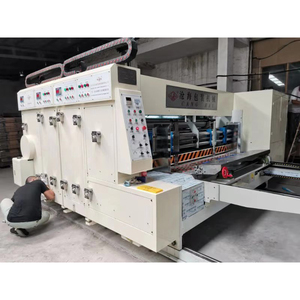 Máquina Automática para Impresión Flexográfica de Cajas de Cartón Corrugado, Dos Colores, Ranurado y Troquelado Rotatorio - Product Image 1