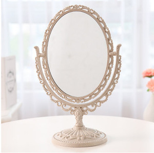 Venta al por mayor de lujo de escritorio de aumento LED espejo de maquillaje cosmético con colores personalizados y etiqueta privada - Product Image 2