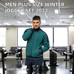 2022 New Men Plus Size Breathable Eco Friendly Lightweight Sporty Two Piece Sets Custom Logo <b>Jogger</b> Tracksuits Winter 2026 - Product Image 2