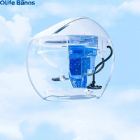 WC intelligent électronique Olife Banos China, couleur blanche, siphon en S, chasse d'eau automatique, fonctionnement japonais, forme ronde, en forme d'œuf