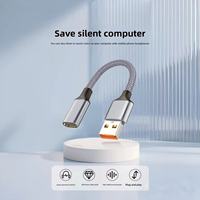 Adaptador USB Macho a Tipo-C Hembra para Computadora/Laptop, Modelo Y20 de Cobre, Cable Convertidor para Auriculares Digitales