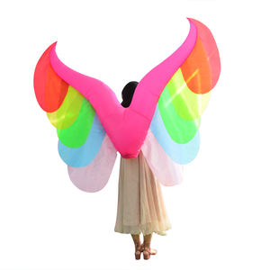 Dames Halloween Cosplay Vlindervleugel Kostuum Volwassen Opblaasbaar Dier Pak Voor Feest Of Outdoor Leuke Prestatiekleding - Product Image 2