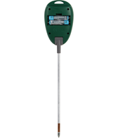 Testeur d'humidité de jardin OEM 4-en-1 numérique : Thermomètre, Testeur d'éclairement, Testeur de pH et d'humidité du sol