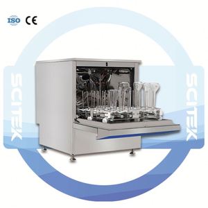 เครื่องล้างอุปกรณ์แก้วในห้องปฏิบัติการอัตโนมัติ SCITEK ขนาด 90 ลิตร หน้าจอสัมผัส LCD สี 4.<span class=keywords><strong>3</strong></span> นิ้ว สแตนเลส 304/316 ระบบปั๊มเพอริสตอลติกคู่ แบบ OEM - Product Image 2