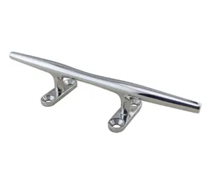 Thép Không Gỉ Marine Phần Cứng Cơ Sở Marine Bollard Thuyền Dock 6 Inch Boong Dây Cleat Marine Outfitting Rỗng Mở Cơ Sở Cleat