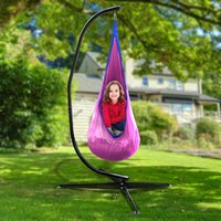 Support de chaise suspendue d'extérieur Danlong, modèle C, en acier robuste, uniquement le support pour chaise suspendue ou balançoire.