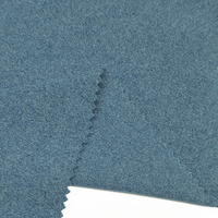 Telas de Forro Polar Antipelusas con Spandex, Tejido de Forro Polar Derong de Poliéster Catiónico de Doble Cara de 240GSM