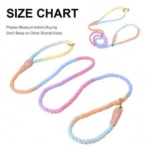 Correa para Perro de PU Trenzado Antiexplosión con Decoración de Pañuelo para Entrenamiento, Ideal para Uso Transfronterizo - Product Image 3