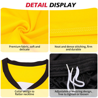 Maillot de football personnalisé OEM de haute qualité en jacquard avec logo brodé, maillot de football rose par sublimation, uniforme d'équipe pour hommes