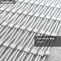 Filet en câble métallique flexible en acier inoxydable SS 316 X-Tend pour la sécurité architecturale OEM