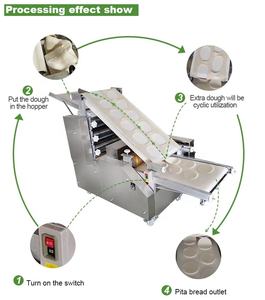 Máquina Automática para Hacer Pan Pita Árabe Libanés, Nueva Máquina para Hacer Shawarma, Envoltura para Lavash, Naan, Chapati y Roti - Product Image 4