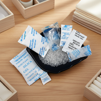 Sachets de gel de silice, gel de silice de qualité alimentaire, absorbeur d'humidité, sachets déshydratants en gel de silice