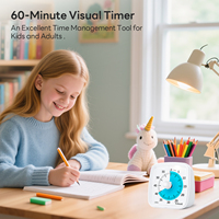 Horloge silencieuse Yunbaoit pour la gestion du temps en classe, veilleuse, minuteur visuel, compte à rebours de 60 minutes pour enfants et adultes