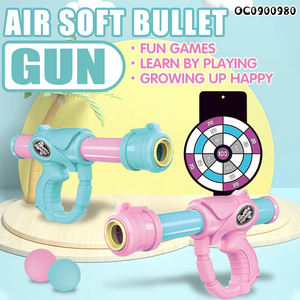 2 Guns hava basıncı küçük mermi hava yumuşak silah topları oyuncak sünger topu ile - Product Image 2