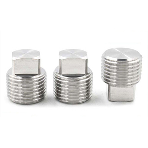 Enchufe <span class=keywords><strong>de</strong></span> cabeza cuadrada <span class=keywords><strong>de</strong></span> <span class=keywords><strong>acero</strong></span> <span class=keywords><strong>inoxidable</strong></span> forjado Enchufe sólido <span class=keywords><strong>de</strong></span> <span class=keywords><strong>ROSCADO</strong></span> <span class=keywords><strong>MACHO</strong></span> Npt <span class=keywords><strong>de</strong></span> 3/4'' - Product Image 4