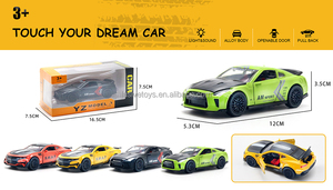 LASIVE TOYS 1:36 Track Edition Diecast Toy Car Kids Pullback Alloy Sport Car Model con puerta de simulación abierta Modelo de vehículo - Product Image 4