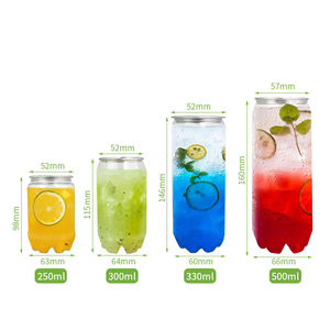 Huihua Nhà Máy Trực Tiếp Bán Số Lượng Lớn Nhựa Soda Lọ 250Ml 330Ml 500Ml 210Ml Kích Thước Cho Nước Giải Khát Bao Bì Cho Nước Trái Cây Trà Nhôm - Product Image 3
