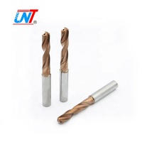 Outil de perçage CNC en acier inoxydable à haute vitesse, revêtu de carbure de tungstène solide, forets hélicoïdaux pour le métal