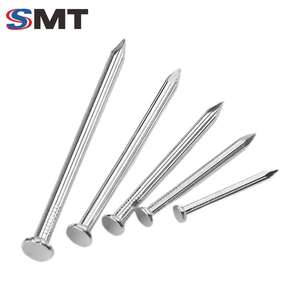 Оптовая цена, закаленные гальванизированные стальные строительные гвозди, обычные строительные бетонные гвозди с гладким хвостовиком - Product Image 3