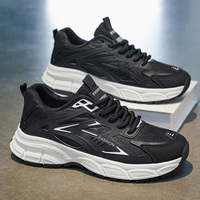 Chaussures Homme 2026 Nouveau Style Légères Respirantes Sportives Décontractées à Lacets Baskets en Maille Semelle PU Design Perforé Antidérapantes