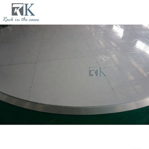 Plancher de danse blanc facile à installer, événements en plein air, planchers ronds, vente bon marché - Product Image 6