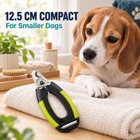 Pince coupe-ongles pour chien en acier inoxydable, coupe-griffes pour animaux de compagnie avec poignée antidérapante et verrou de sécurité pour le soin des griffes des chiens et des chiots