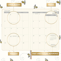 Agenda Prolead Business Office, Encuadernada en Espiral, A5, Ecológica, de Cuero, con Cubierta Impresa Personalizada con Lámina Dorada, 80 Hojas, Opción de Regalo