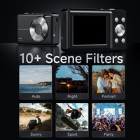 Kamera Digital SONIDA DC403 dengan Paten Proprietari, 44MP Piksel Interpolasi, Fokus Tetap, Perekaman Video 1080P, Baterai Isi Ulang
