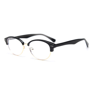 Senso del Design della piastra miopia occhiali la combinazione della piastra piede struttura ellittica sopracciglio in metallo - Product Image 2