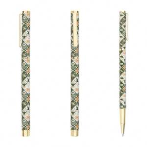 Bolígrafos con Diseño Personalizado de Hojas Verdes, Estilo INS, Impresión por Transferencia de Calor - Product Image 4