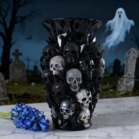 Nouveautés Halloween 2026 : Vase Squelette Créatif en Résine 15 cm – Décoration de Table Thème Halloween