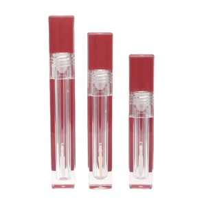ลิปกลอสขวดใสทรงสี่เหลี่ยมขนาด6มล. หลอดลิปกลอสบรรจุภัณฑ์ลิปกลอส - Product Image 2