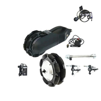 Kit de conversion électrique pour fauteuil roulant à main, de haute qualité, 24V 250W, B2, aluminium, fauteuil roulant, vélo à main, moteur DIY