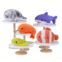 Mini Peluche Animale Marine Mignonne Créature Océanique Peluches Rembourrées Crabe Étoile de Mer Poisson Tropical Aquarium Polyester ODM