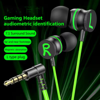 Écouteurs filaires compatibles 3,5 mm avec microphone HD de type C magnétique, stéréo HiFi, musique, appels, métal
