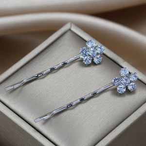 SLBRIDAL - Pinzas para el Cabello con Circonitas Cúbicas Brillantes para Mujer, Pasadores para el Cabello con Circonitas, Accesorios para el Cabello, Joyería - Product Image 5