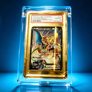 Étui de protection en acrylique transparent SYP pour <span class=keywords><strong>carte</strong></span> <span class=keywords><strong>Pokémon</strong></span> Sun & Moon Espeon <span class=keywords><strong>GX</strong></span> Secret <span class=keywords><strong>Rare</strong></span> Full Art classifiée avec anneau magnétique - Product Image 2