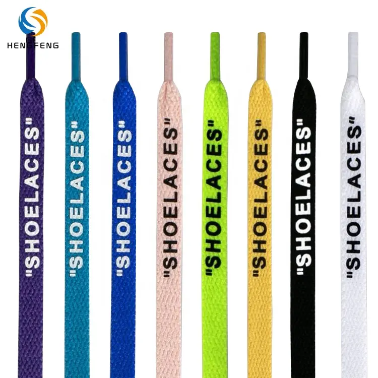 Manufacturers wholesale customized printed shoelace belt custom brand LOGO shoelaces bootlace shoestring latchet