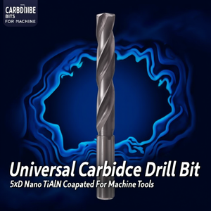 Foret universel en carbure 5xD avec revêtement Nano TiAlN pour machines-outils - Product Image 3