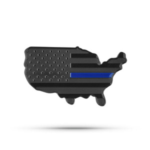 Adesivo de Carro em Liga de Alumínio 3D com Mapa da Bandeira dos EUA para Para-lamas Traseiro de Carros Americanos e Emblemas de Caminhão - Product Image 6