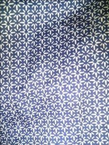 Tela de Lona con Patrón de Cruz Azul y Blanco, Tela Pongee Tejida de Poliéster y Algodón para Camisas y Prendas de Vestir - Product Image 1