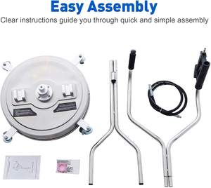 Limpiador de superficies Bison Power Washer con succión - Product Image 2