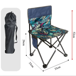 Silla Plegable Ligera con Marco de Hierro, Plegado Rápido, Diseño sin Asas, para <span class=keywords><strong>Viajes</strong></span> a la Playa, Picnics, Asiento Portátil para Relajarse al Aire Libre - Product Image 3