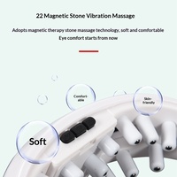 Masseur oculaire intelligent 3D 2026 avec chaleur, vibrations, compression d'air, design pliable, batterie intégrée pour soulager et prendre soin des yeux