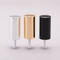 Produsen grosir pompa semprot aluminium Anodized 18 gigi kepala pompa emulsi minyak kepala pompa parfum kepala Toner