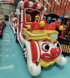Высококачественный индивидуальный безрельсовый туристический поезд-аттракцион для детей в стиле клоунов - Product Image 5