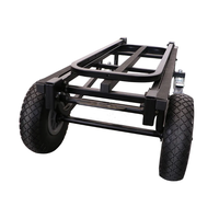 Chariot d'équipement pour DJ à cadre télescopique d'une capacité de 700lb Chariot à main mobile à usage intensif Chariot à chariot pliant pour équipement