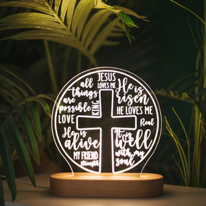 Pascua Decoración cristiana Pascua cristiana Él es resucitado <span class=keywords><strong>Cristo</strong></span> nació Luz <span class=keywords><strong>de</strong></span> noche Resurrección Escena Decoración - Product Image 4