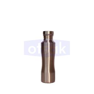 Bouteille d'eau portable classique en cuivre écologique, anti-fuite, réutilisable, avec bouchon sécurisé pour le bureau, la salle de sport et les voyages - Product Image 4